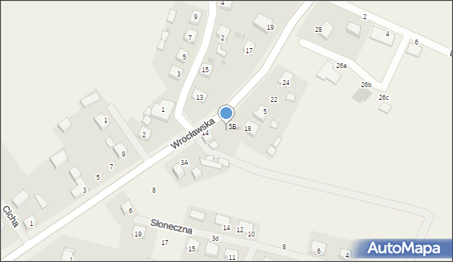 Bierzyce, Wrocławska, 16, mapa Bierzyce