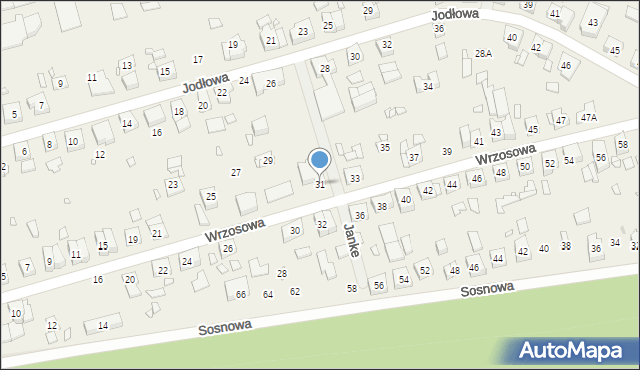 Bogucin, Wrzosowa, 31, mapa Bogucin