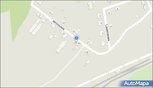 Boguszów-Gorce, Wrzosowa, 16, mapa Boguszów-Gorce