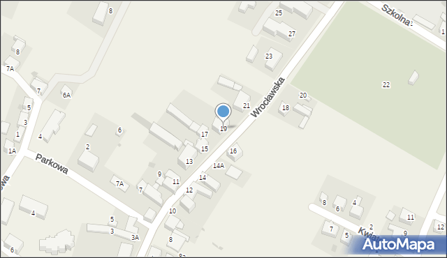 Borów, Wrocławska, 19, mapa Borów