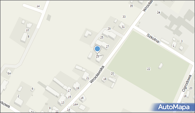 Borów, Wrocławska, 23, mapa Borów