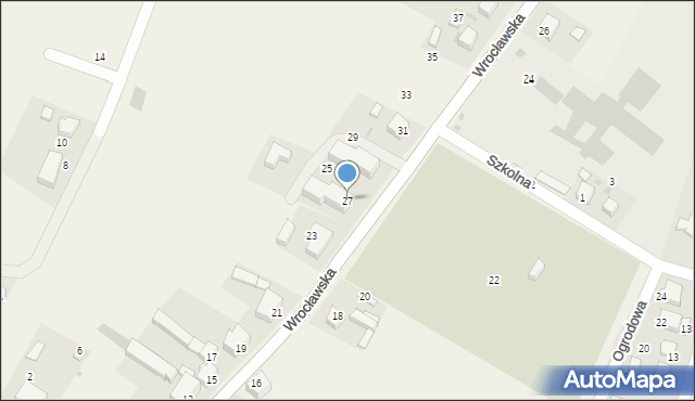 Borów, Wrocławska, 27, mapa Borów