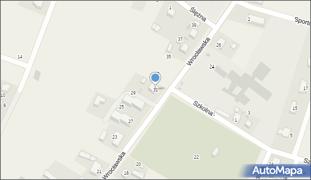 Borów, Wrocławska, 31, mapa Borów