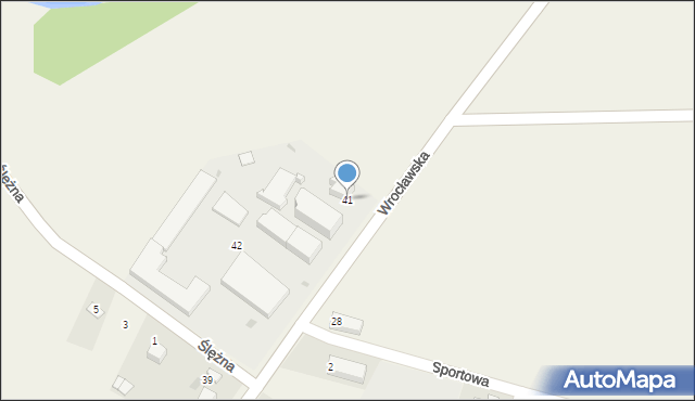 Borów, Wrocławska, 41, mapa Borów