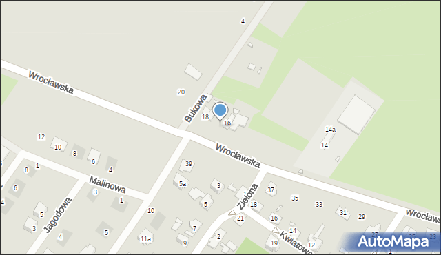 Brzeg, Wrocławska, 17a, mapa Brzeg