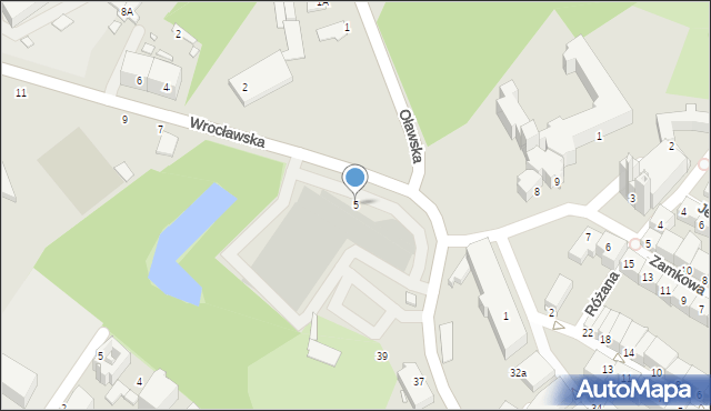 Brzeg, Wrocławska, 5, mapa Brzeg