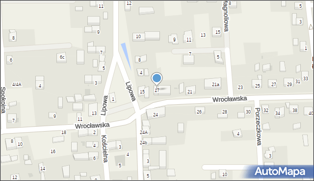 Brzezia Łąka, Wrocławska, 17, mapa Brzezia Łąka