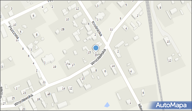 Bukowice, Wrocławska, 13, mapa Bukowice