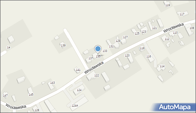 Bukowice, Wrocławska, 135, mapa Bukowice