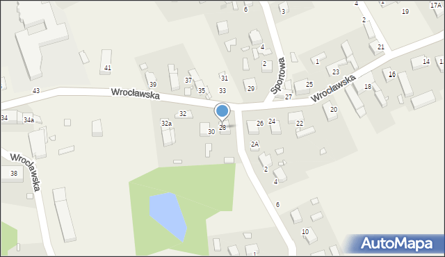 Bukowice, Wrocławska, 28, mapa Bukowice