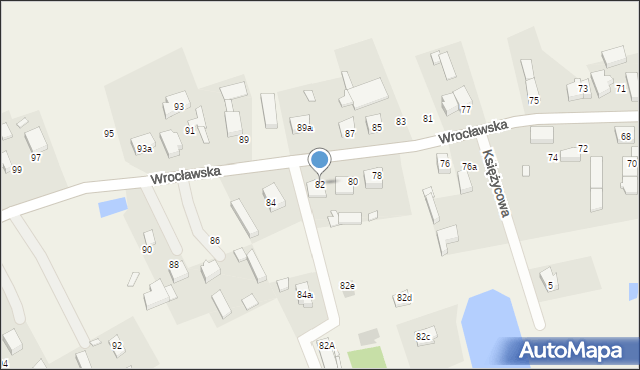 Bukowice, Wrocławska, 82, mapa Bukowice