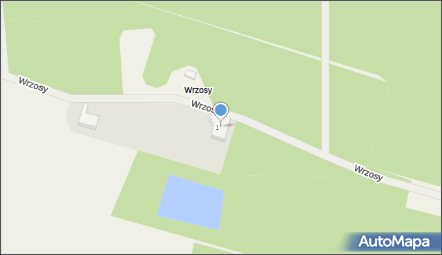 Bukowie Górne, Wrzosy, 38, mapa Bukowie Górne