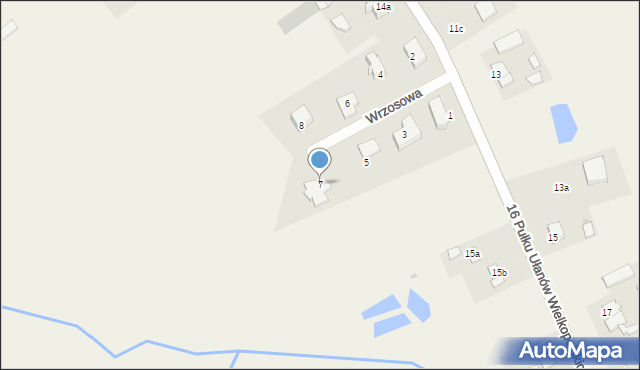 Bukowiec, Wrzosowa, 7, mapa Bukowiec