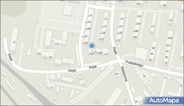 Bytom, Wrocławska, 114b, mapa Bytomia