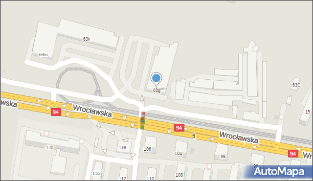 Bytom, Wrocławska, 63g, mapa Bytomia