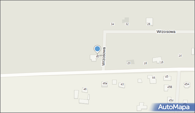 Chełmno, Wrzosowa, 40, mapa Chełmno