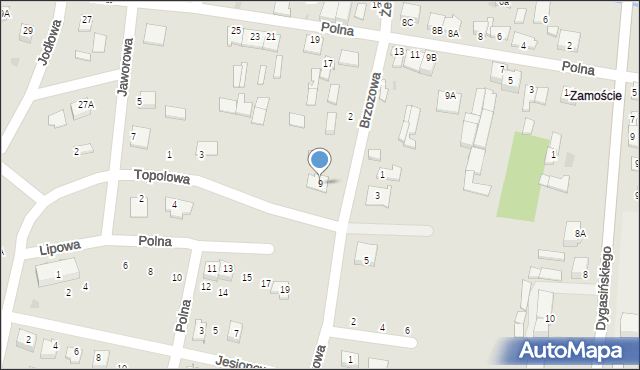 Chmielnik, Wrzosowa, 9, mapa Chmielnik