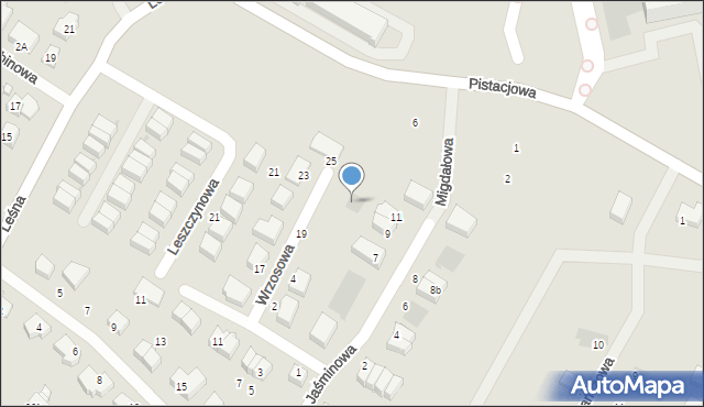 Chojnice, Wrzosowa, 10, mapa Chojnic