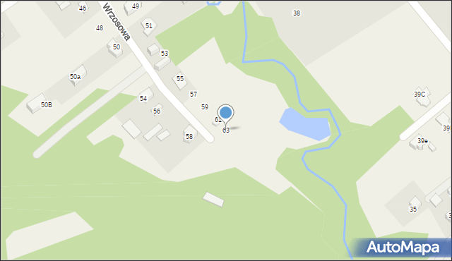 Chroboty, Wrzosowa, 63, mapa Chroboty