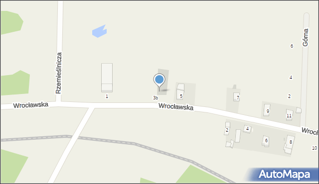 Chrząstawa Mała, Wrocławska, 3b, mapa Chrząstawa Mała