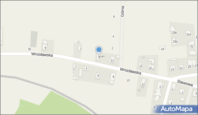 Chrząstawa Mała, Wrocławska, 9, mapa Chrząstawa Mała