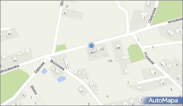 Chrząstawa Wielka, Wrocławska, 130, mapa Chrząstawa Wielka