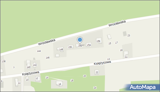 Chrząstawa Wielka, Wrocławska, 152, mapa Chrząstawa Wielka
