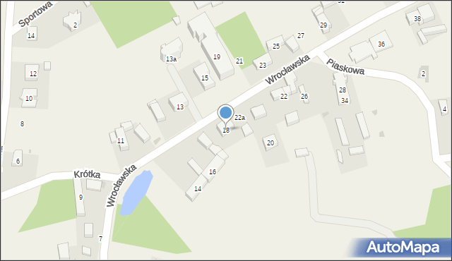 Chrząstawa Wielka, Wrocławska, 18, mapa Chrząstawa Wielka