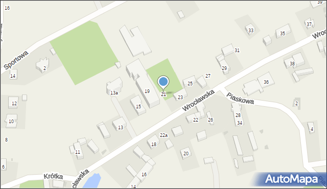 Chrząstawa Wielka, Wrocławska, 21, mapa Chrząstawa Wielka