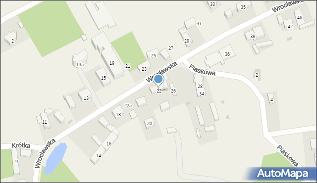 Chrząstawa Wielka, Wrocławska, 22, mapa Chrząstawa Wielka