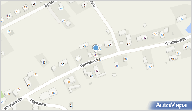 Chrząstawa Wielka, Wrocławska, 41, mapa Chrząstawa Wielka