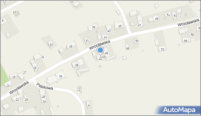 Chrząstawa Wielka, Wrocławska, 44, mapa Chrząstawa Wielka