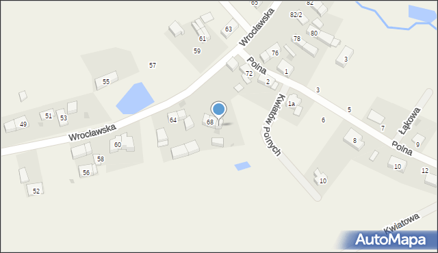 Chrząstawa Wielka, Wrocławska, 70, mapa Chrząstawa Wielka