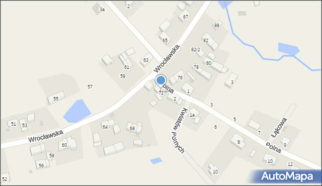 Chrząstawa Wielka, Wrocławska, 72, mapa Chrząstawa Wielka