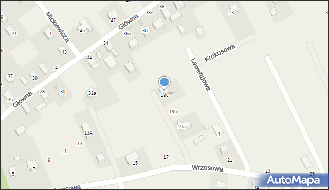 Chwałowice, Wrzosowa, 19c, mapa Chwałowice