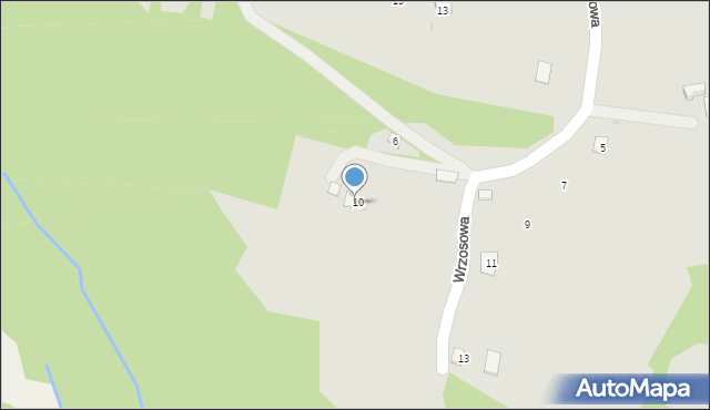 Ciężkowice, Wrzosowa, 8, mapa Ciężkowice