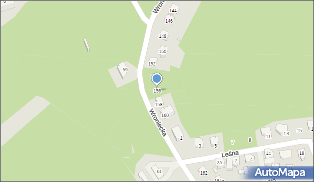 Czarnków, Wroniecka, 156, mapa Czarnków