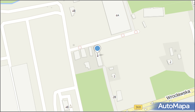 Długołęka, Wrocławska, 4, mapa Długołęka