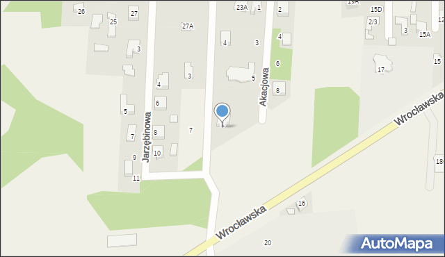 Dobroń, Wrzosowa, 10, mapa Dobroń