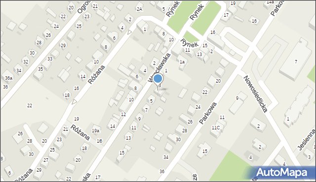 Dobroszyce, Wrocławska, 3a, mapa Dobroszyce