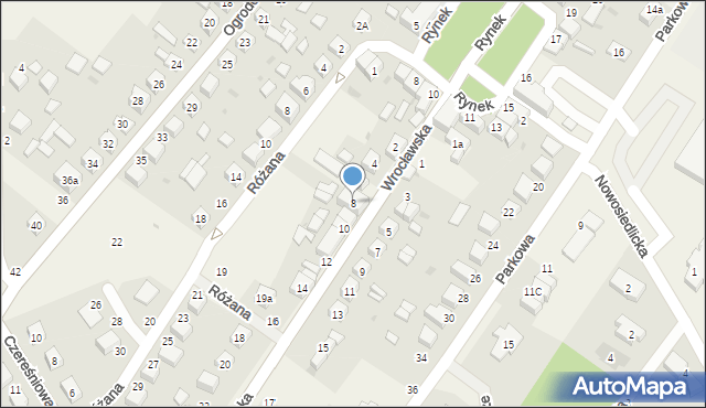 Dobroszyce, Wrocławska, 8, mapa Dobroszyce