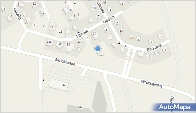 Dobrzykowice, Wrocławska, 49c, mapa Dobrzykowice