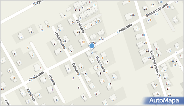 Dobrzykowice, Wrzosowa, 2, mapa Dobrzykowice