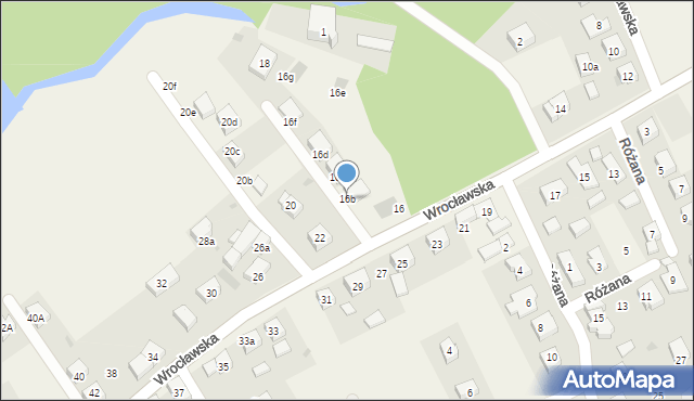 Domaszczyn, Wrocławska, 16b, mapa Domaszczyn