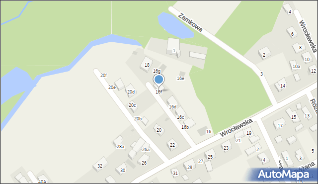 Domaszczyn, Wrocławska, 16f, mapa Domaszczyn