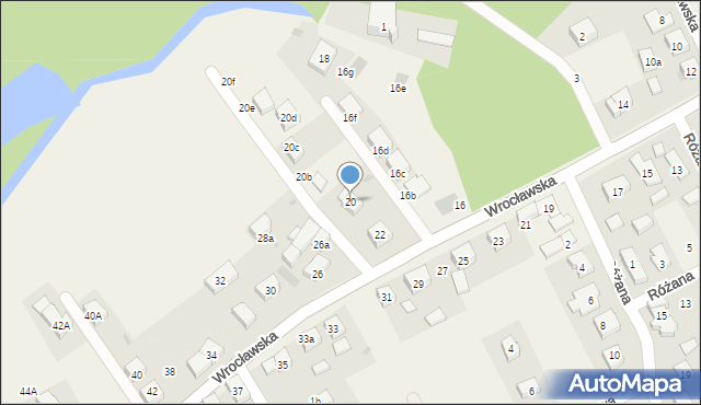 Domaszczyn, Wrocławska, 20, mapa Domaszczyn