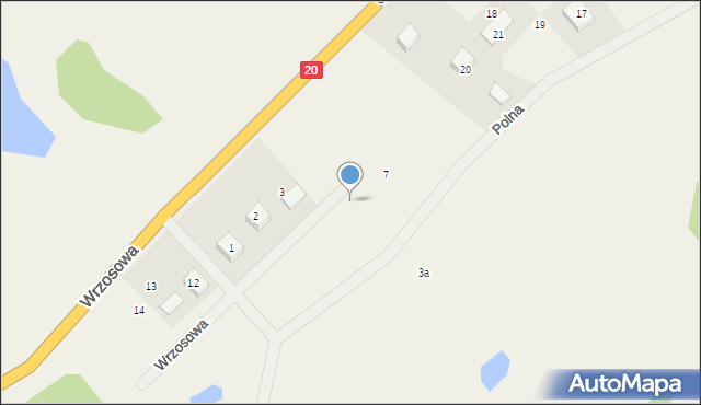 Egiertowo, Wrzosowa, 8, mapa Egiertowo