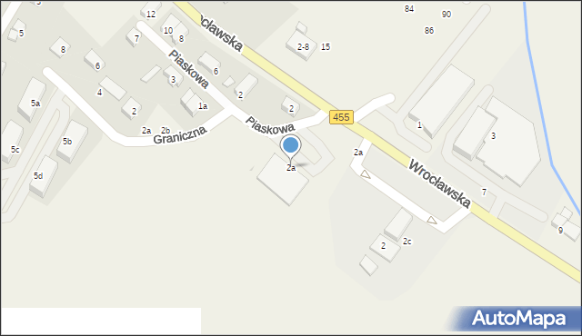 Gajków, Wrocławska, 2a, mapa Gajków