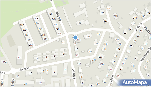 Gdańsk, Wrzosy, 19, mapa Gdańska