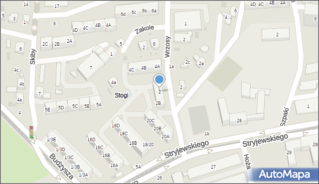 Gdańsk, Wrzosy, 2, mapa Gdańska